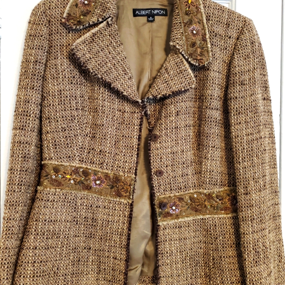 Albert Nipon Blazer Size 8